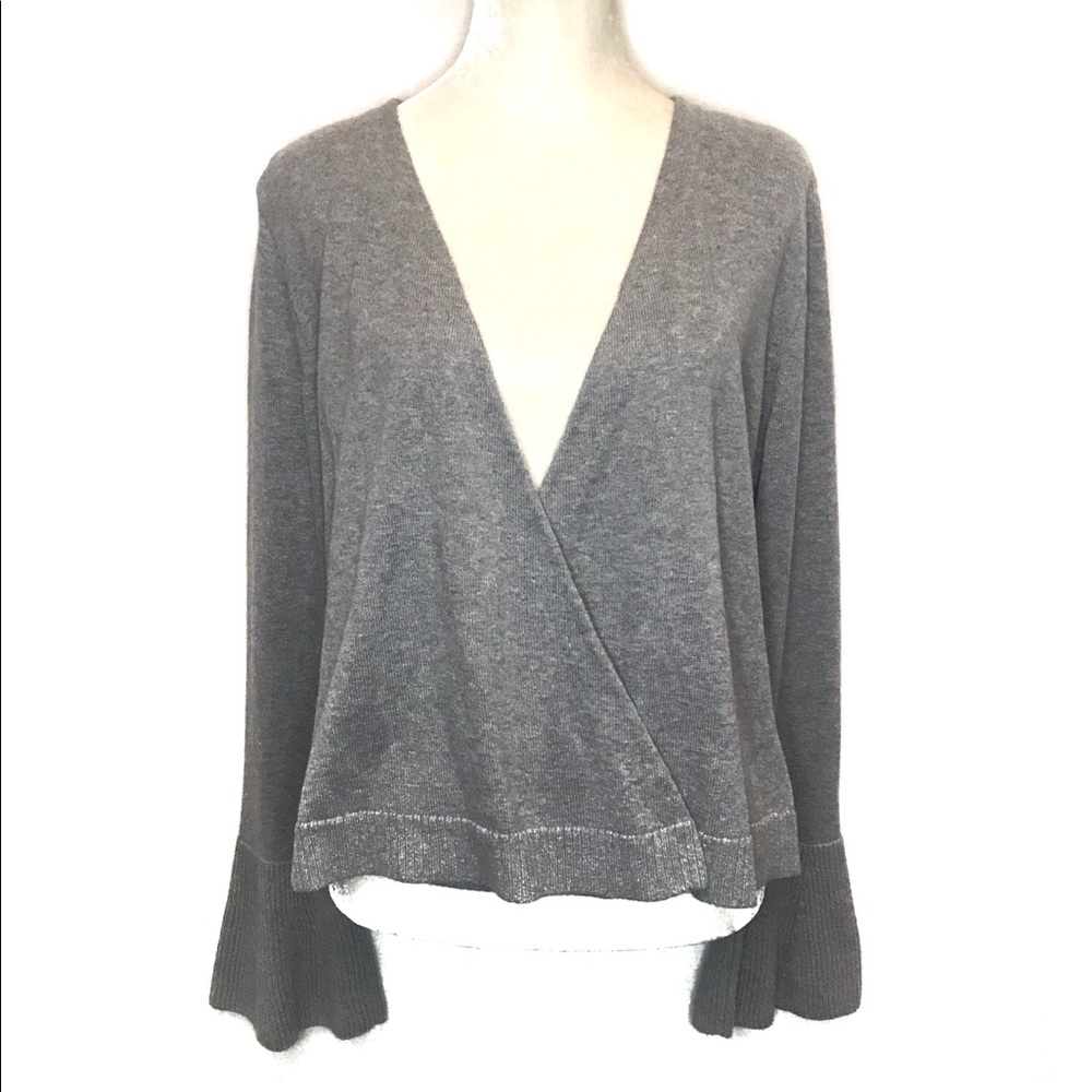 💎 J. Crew Cotton Flare sleeve open front cardigan - Picture 2 of 8